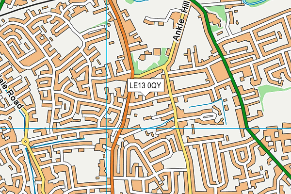 LE13 0QY map - OS VectorMap District (Ordnance Survey) LE13 0QY map - OS VectorMap District (Ordnance Survey)