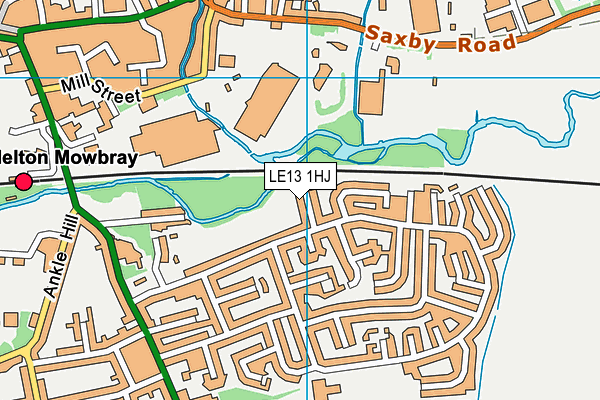 LE13 1HJ map - OS VectorMap District (Ordnance Survey) LE13 1HJ map - OS VectorMap District (Ordnance Survey)
