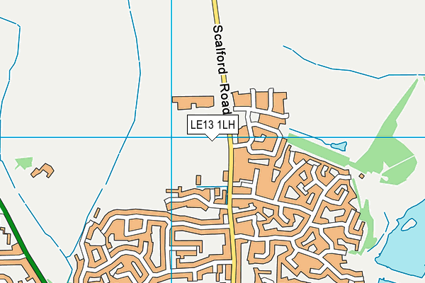 LE13 1LH map - OS VectorMap District (Ordnance Survey) LE13 1LH map - OS VectorMap District (Ordnance Survey)