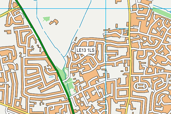 LE13 1LS map - OS VectorMap District (Ordnance Survey) LE13 1LS map - OS VectorMap District (Ordnance Survey)