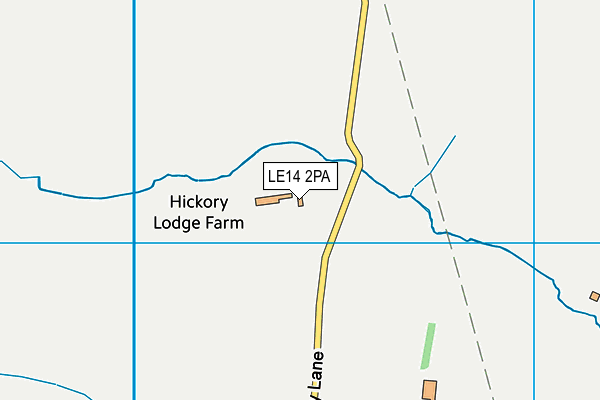 LE14 2PA map - OS VectorMap District (Ordnance Survey) LE14 2PA map - OS VectorMap District (Ordnance Survey)