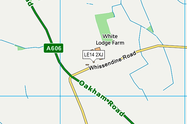 LE14 2XJ map - OS VectorMap District (Ordnance Survey) LE14 2XJ map - OS VectorMap District (Ordnance Survey)