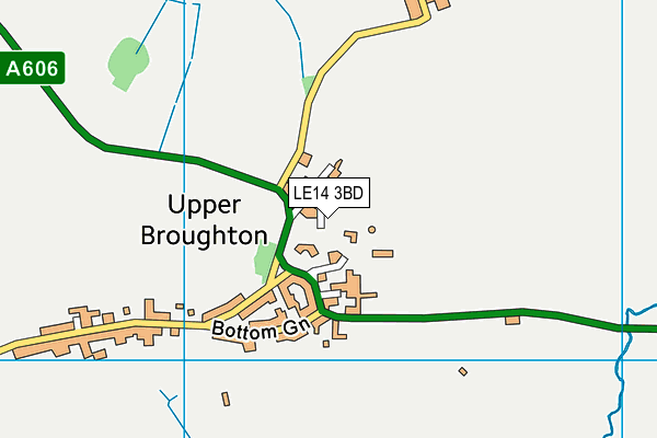 LE14 3BD map - OS VectorMap District (Ordnance Survey) LE14 3BD map - OS VectorMap District (Ordnance Survey)