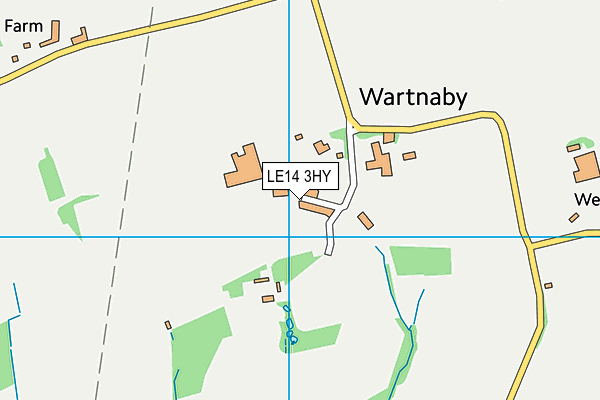LE14 3HY map - OS VectorMap District (Ordnance Survey) LE14 3HY map - OS VectorMap District (Ordnance Survey)