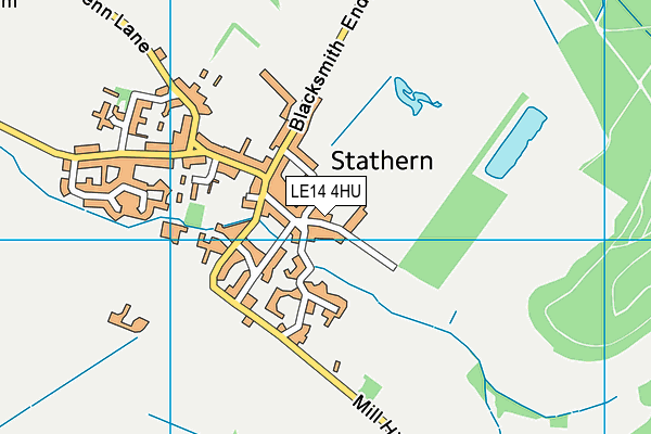 LE14 4HU map - OS VectorMap District (Ordnance Survey) LE14 4HU map - OS VectorMap District (Ordnance Survey)