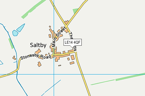 LE14 4QF map - OS VectorMap District (Ordnance Survey) LE14 4QF map - OS VectorMap District (Ordnance Survey)