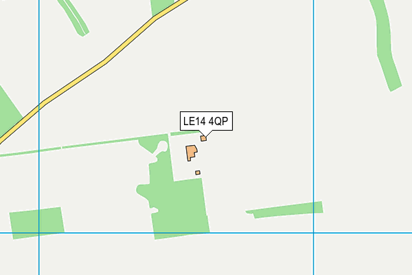 LE14 4QP map - OS VectorMap District (Ordnance Survey) LE14 4QP map - OS VectorMap District (Ordnance Survey)