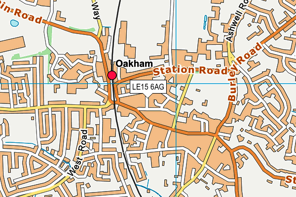 LE15 6AG map - OS VectorMap District (Ordnance Survey) LE15 6AG map - OS VectorMap District (Ordnance Survey)