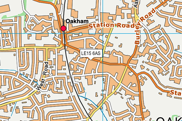 LE15 6AS map - OS VectorMap District (Ordnance Survey) LE15 6AS map - OS VectorMap District (Ordnance Survey)