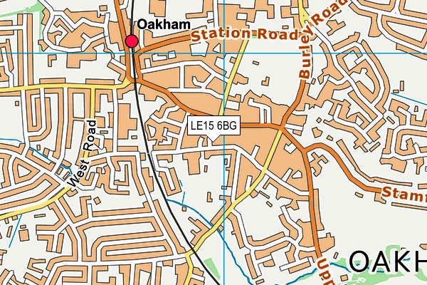 LE15 6BG map - OS VectorMap District (Ordnance Survey) LE15 6BG map - OS VectorMap District (Ordnance Survey)