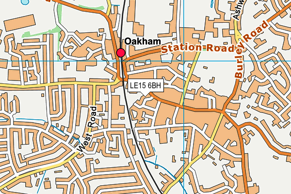 LE15 6BH map - OS VectorMap District (Ordnance Survey) LE15 6BH map - OS VectorMap District (Ordnance Survey)
