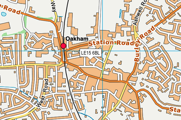 LE15 6BL map - OS VectorMap District (Ordnance Survey) LE15 6BL map - OS VectorMap District (Ordnance Survey)