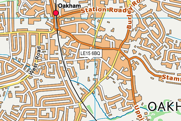 LE15 6BQ map - OS VectorMap District (Ordnance Survey) LE15 6BQ map - OS VectorMap District (Ordnance Survey)