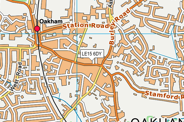 LE15 6DY map - OS VectorMap District (Ordnance Survey) LE15 6DY map - OS VectorMap District (Ordnance Survey)