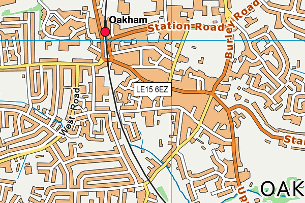 LE15 6EZ map - OS VectorMap District (Ordnance Survey) LE15 6EZ map - OS VectorMap District (Ordnance Survey)