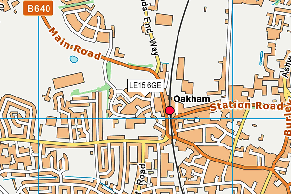 LE15 6GE map - OS VectorMap District (Ordnance Survey) LE15 6GE map - OS VectorMap District (Ordnance Survey)