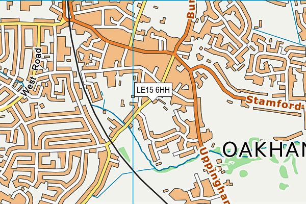 LE15 6HH map - OS VectorMap District (Ordnance Survey) LE15 6HH map - OS VectorMap District (Ordnance Survey)