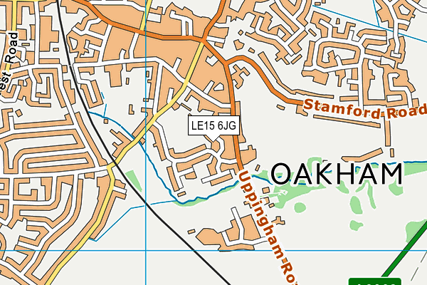 LE15 6JG map - OS VectorMap District (Ordnance Survey) LE15 6JG map - OS VectorMap District (Ordnance Survey)