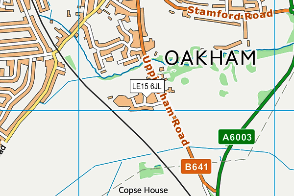 LE15 6JL map - OS VectorMap District (Ordnance Survey) LE15 6JL map - OS VectorMap District (Ordnance Survey)
