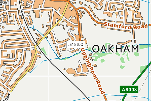 LE15 6JQ map - OS VectorMap District (Ordnance Survey) LE15 6JQ map - OS VectorMap District (Ordnance Survey)