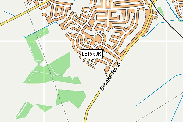 LE15 6JR map - OS VectorMap District (Ordnance Survey) LE15 6JR map - OS VectorMap District (Ordnance Survey)