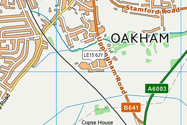 LE15 6JY map - OS VectorMap District (Ordnance Survey) LE15 6JY map - OS VectorMap District (Ordnance Survey)