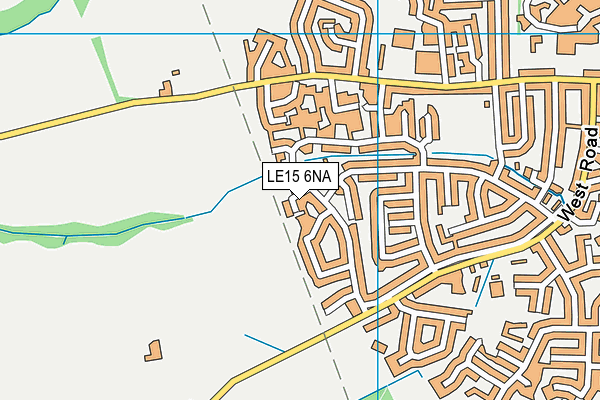 LE15 6NA map - OS VectorMap District (Ordnance Survey) LE15 6NA map - OS VectorMap District (Ordnance Survey)