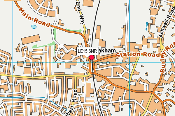 LE15 6NR map - OS VectorMap District (Ordnance Survey) LE15 6NR map - OS VectorMap District (Ordnance Survey)