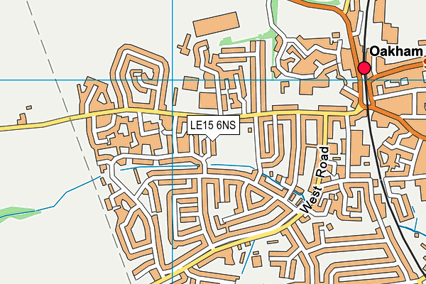 LE15 6NS map - OS VectorMap District (Ordnance Survey) LE15 6NS map - OS VectorMap District (Ordnance Survey)