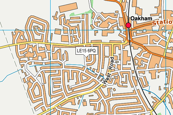 LE15 6PQ map - OS VectorMap District (Ordnance Survey) LE15 6PQ map - OS VectorMap District (Ordnance Survey)