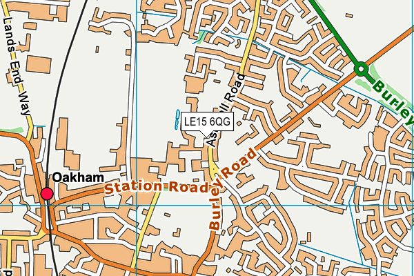 LE15 6QG map - OS VectorMap District (Ordnance Survey) LE15 6QG map - OS VectorMap District (Ordnance Survey)