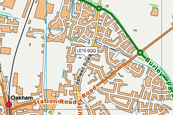 LE15 6QQ map - OS VectorMap District (Ordnance Survey) LE15 6QQ map - OS VectorMap District (Ordnance Survey)