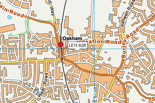 LE15 6QR map - OS VectorMap District (Ordnance Survey) LE15 6QR map - OS VectorMap District (Ordnance Survey)