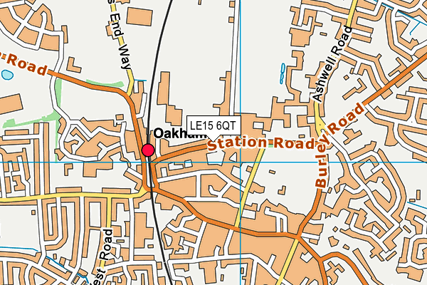 LE15 6QT map - OS VectorMap District (Ordnance Survey) LE15 6QT map - OS VectorMap District (Ordnance Survey)