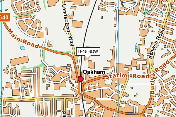 LE15 6QW map - OS VectorMap District (Ordnance Survey) LE15 6QW map - OS VectorMap District (Ordnance Survey)