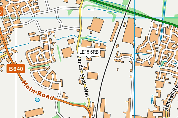 LE15 6RB map - OS VectorMap District (Ordnance Survey) LE15 6RB map - OS VectorMap District (Ordnance Survey)