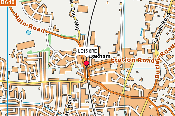LE15 6RE map - OS VectorMap District (Ordnance Survey) LE15 6RE map - OS VectorMap District (Ordnance Survey)