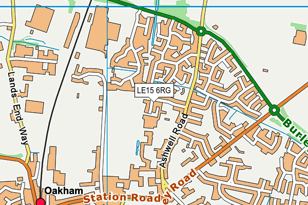 LE15 6RG map - OS VectorMap District (Ordnance Survey) LE15 6RG map - OS VectorMap District (Ordnance Survey)