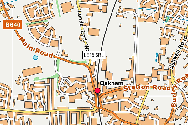 LE15 6RL map - OS VectorMap District (Ordnance Survey) LE15 6RL map - OS VectorMap District (Ordnance Survey)