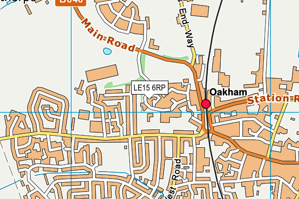 LE15 6RP map - OS VectorMap District (Ordnance Survey) LE15 6RP map - OS VectorMap District (Ordnance Survey)