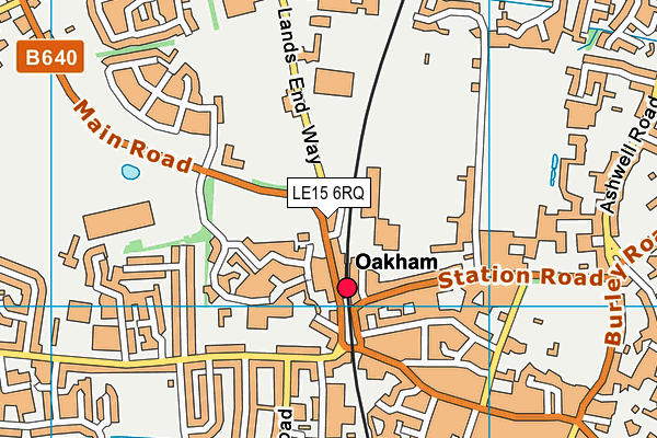 LE15 6RQ map - OS VectorMap District (Ordnance Survey) LE15 6RQ map - OS VectorMap District (Ordnance Survey)