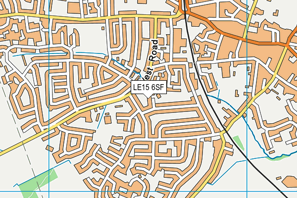 LE15 6SF map - OS VectorMap District (Ordnance Survey) LE15 6SF map - OS VectorMap District (Ordnance Survey)