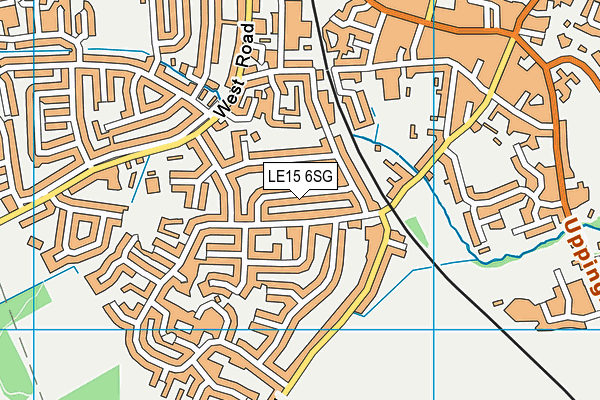 LE15 6SG map - OS VectorMap District (Ordnance Survey) LE15 6SG map - OS VectorMap District (Ordnance Survey)