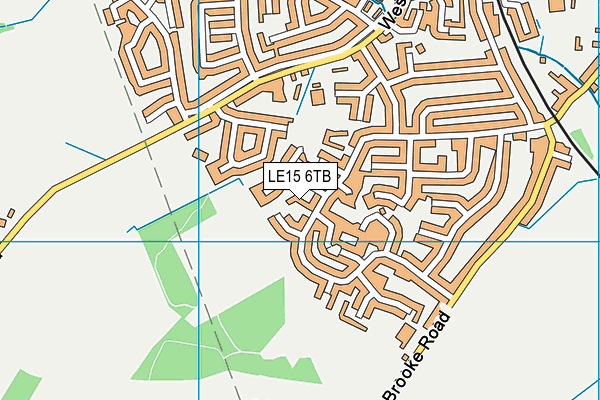 LE15 6TB map - OS VectorMap District (Ordnance Survey) LE15 6TB map - OS VectorMap District (Ordnance Survey)