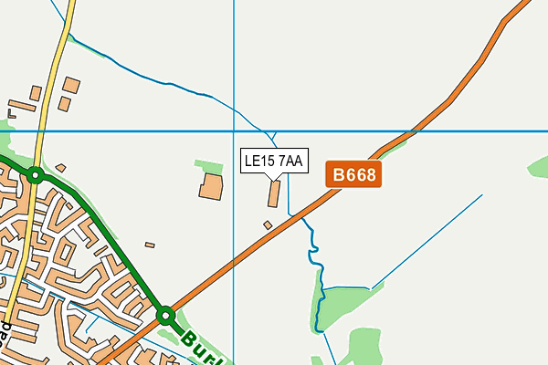 LE15 7AA map - OS VectorMap District (Ordnance Survey) LE15 7AA map - OS VectorMap District (Ordnance Survey)