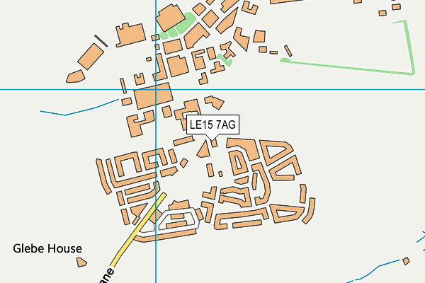 LE15 7AG map - OS VectorMap District (Ordnance Survey) LE15 7AG map - OS VectorMap District (Ordnance Survey)