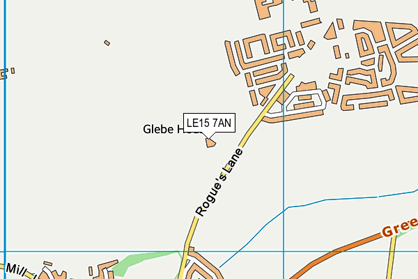 LE15 7AN map - OS VectorMap District (Ordnance Survey) LE15 7AN map - OS VectorMap District (Ordnance Survey)