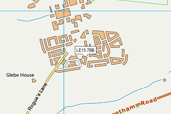 LE15 7BB map - OS VectorMap District (Ordnance Survey) LE15 7BB map - OS VectorMap District (Ordnance Survey)