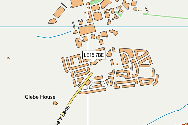 LE15 7BE map - OS VectorMap District (Ordnance Survey) LE15 7BE map - OS VectorMap District (Ordnance Survey)