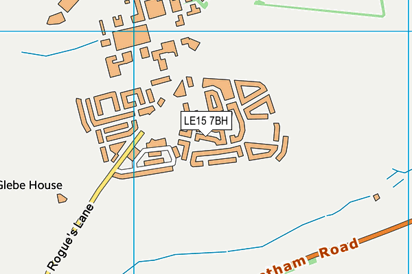 LE15 7BH map - OS VectorMap District (Ordnance Survey) LE15 7BH map - OS VectorMap District (Ordnance Survey)